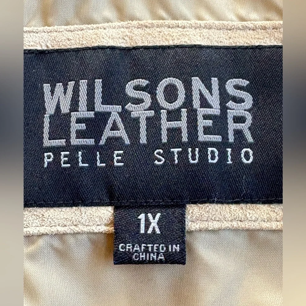 Wilson Leather - Pelle Studio - Genuine Suede Trench Coat - Size 1X